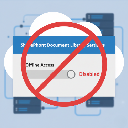 SharePoint PDF browser setting causing PDFs to open incorrectly with offline access disabled icon