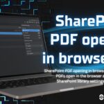 SharePoint PDF opening in browser fix