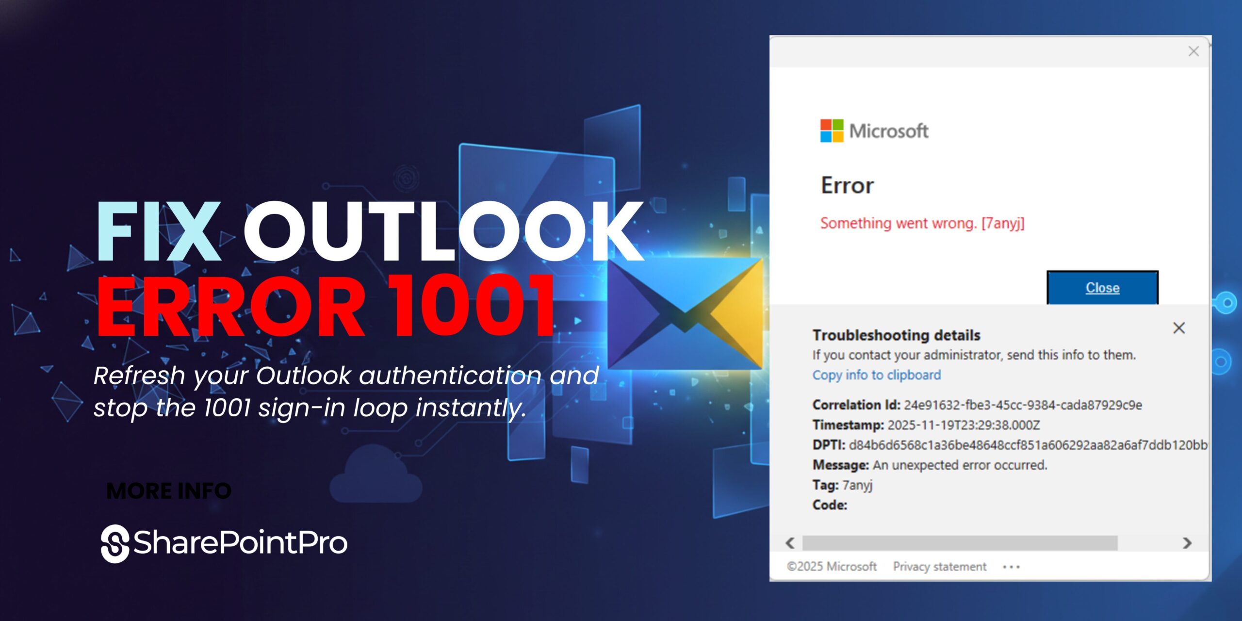Fix Outlook Error 1001 After Office 365 Migration