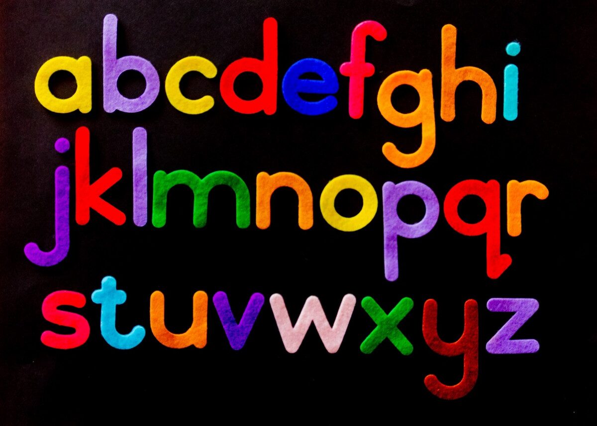 colorful alphabet letters representing string values in a Power Automate tutorial