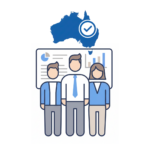 “Australian business team icon representing Microsoft 365 solutions tailored for local SMEs.”