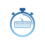 “Stopwatch icon symbolising fast five-day Microsoft 365 and SharePoint outcomes.”