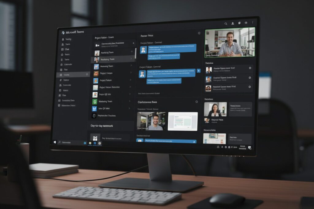 Microsoft Teams and SharePoint integration dashboard